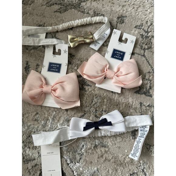 🔥FLASH SALE🔥 Janie and Jack Girls Accessories bundle Set 4 pieces - Picture 1 of 2